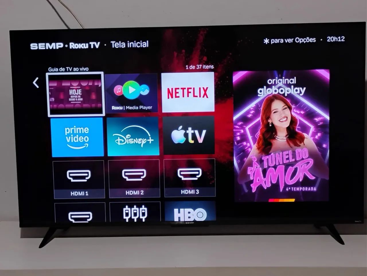 Tv led 43 polegadas Semp TCL   Nova plástico entrega imediata - Foto 2