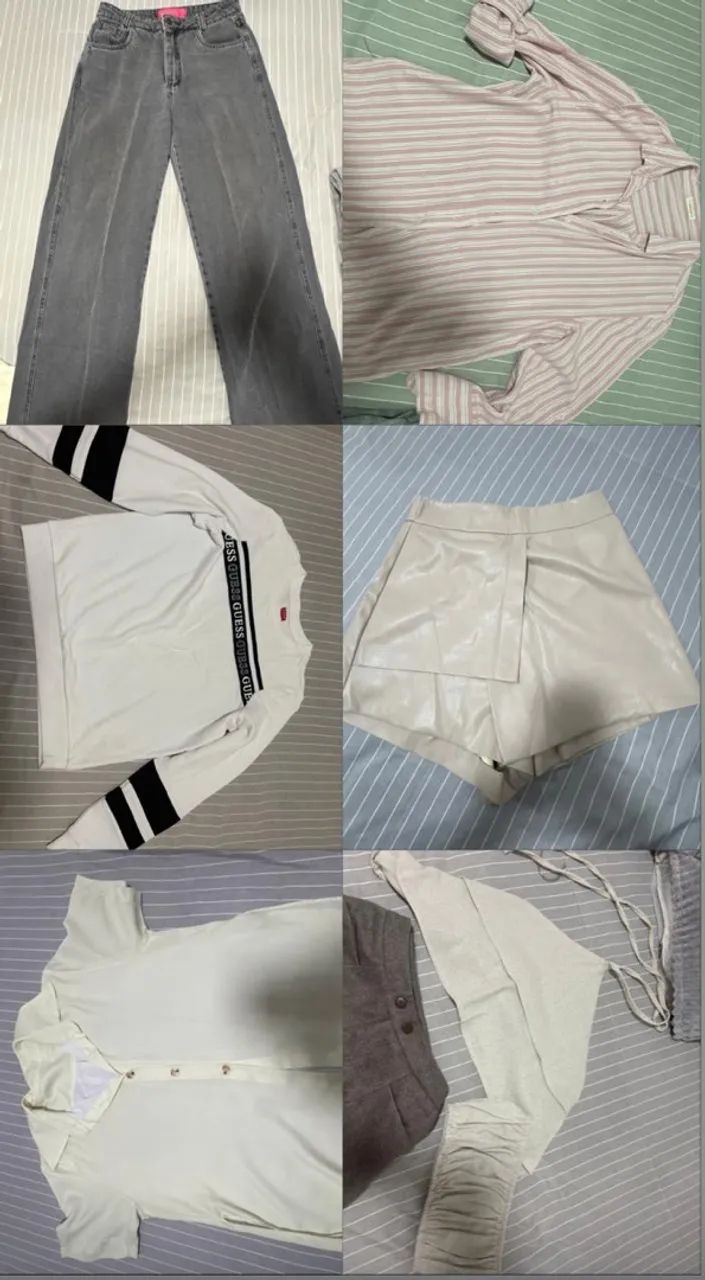 Lote desapego 15 peças top