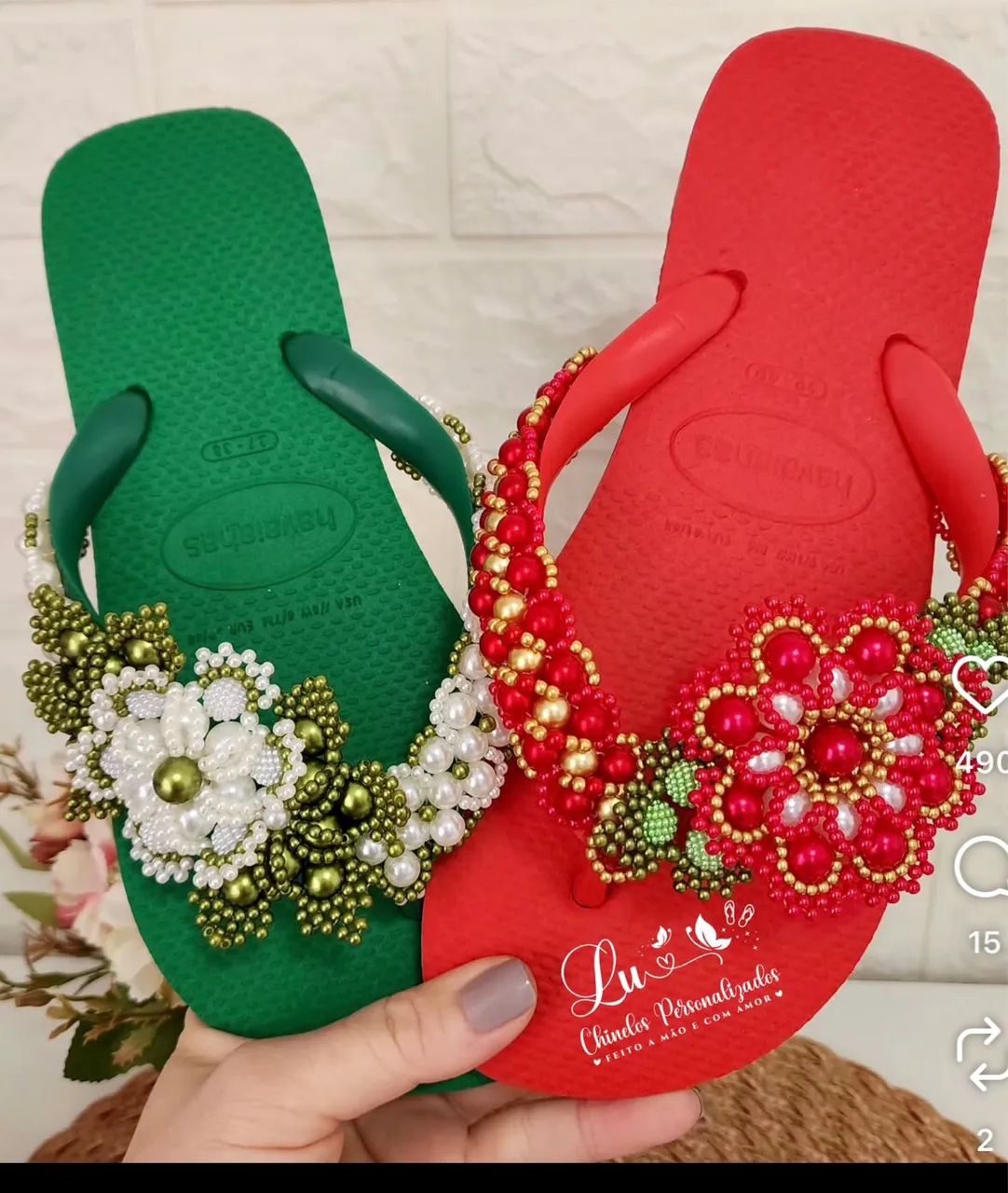 Havaiana customizados  - Foto 4