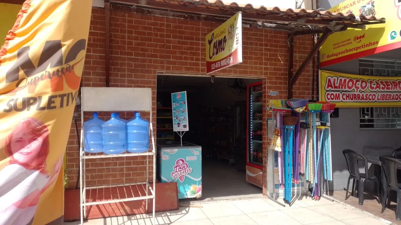 Vendo mercadinho água e gas