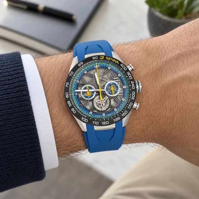 Relógio Masculino TAG Heuer Carrera Senna Skeleton