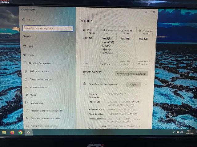Desktop Completo, Intel Core i3, 8GB Ram, 500GB HD - Formatado e Atualizado - Foto 2