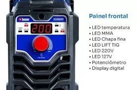 Máquina Solda Inversora Flama-200 200Amp Boxer