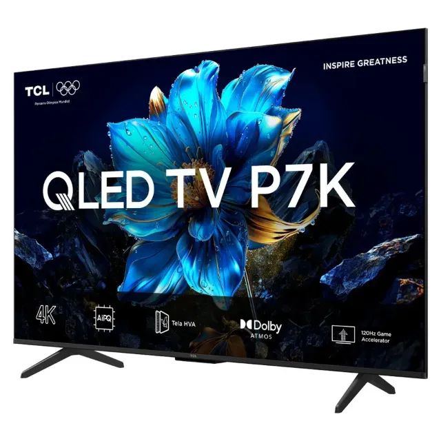 Smart TV 85? TCL QLED P7K 4K Nova Lacrada - Foto 2