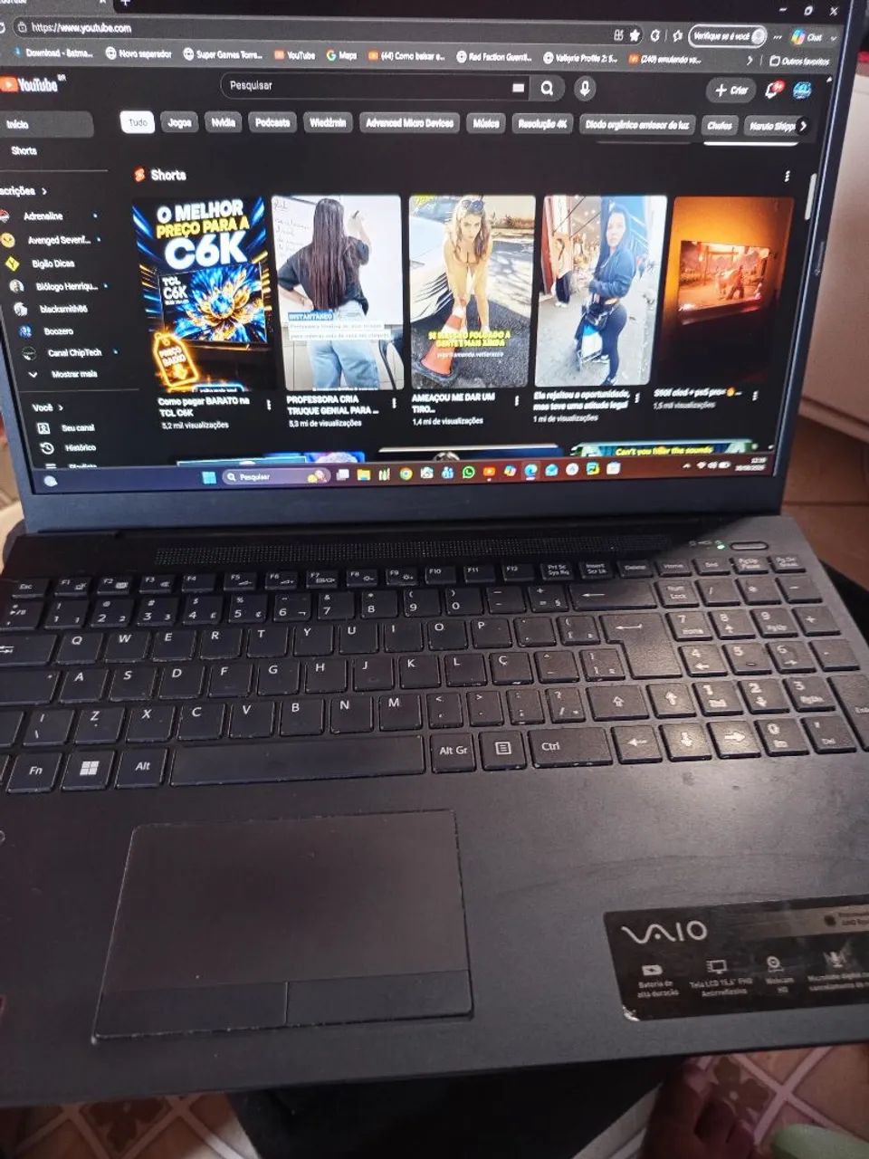 Notebook Vaio Fe15 