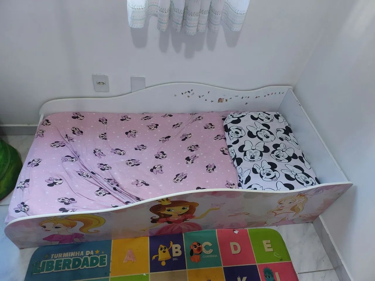 Cama princesa criança,com colchão
