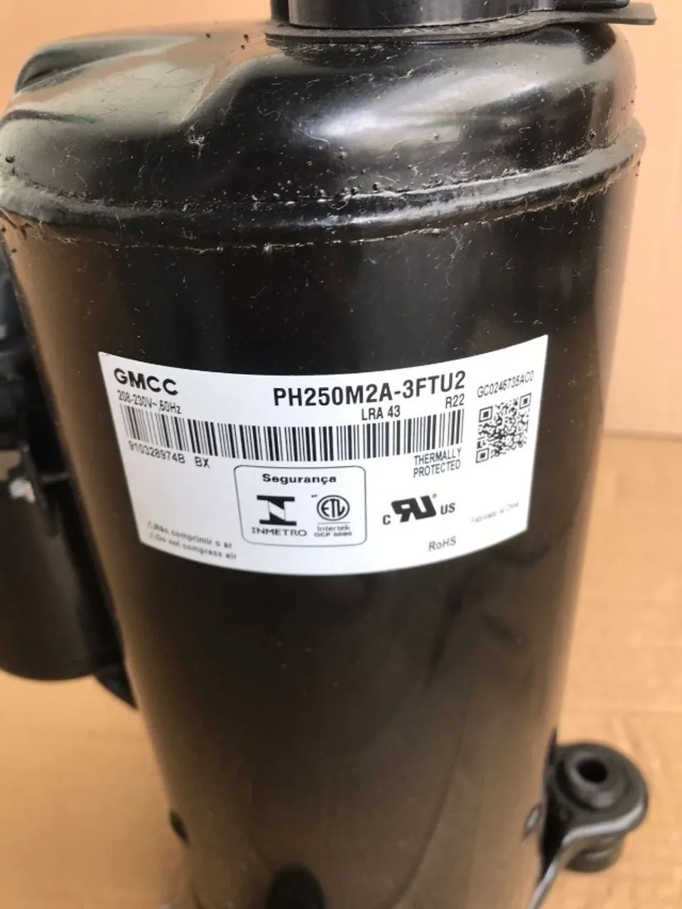 compressor 18.000 btus 220v rotativo 