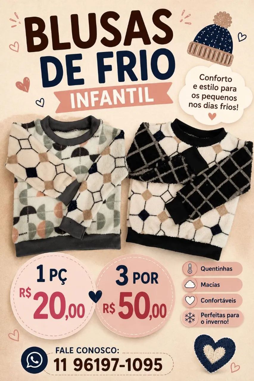 Blusinhas infantis 