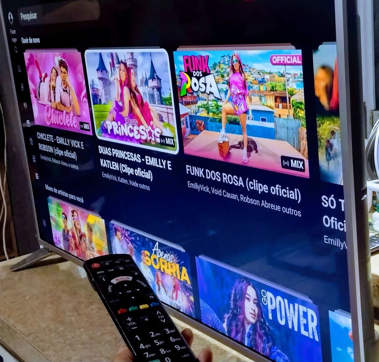 Tv Smart Panasonic 49 polegadas em perfeito estado  - Foto 3