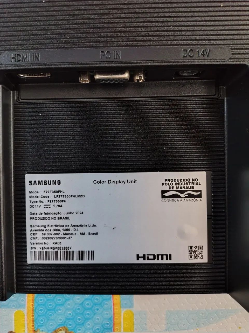 Monitor gamer 27p Samsung com defeito! - Foto 3