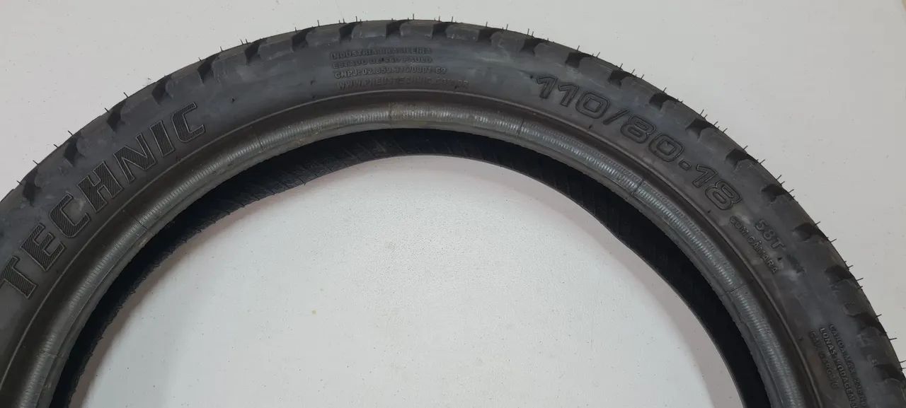 Pneu technic T&C 110/80-18 zerado. Menos de 100km rodado - Foto 2