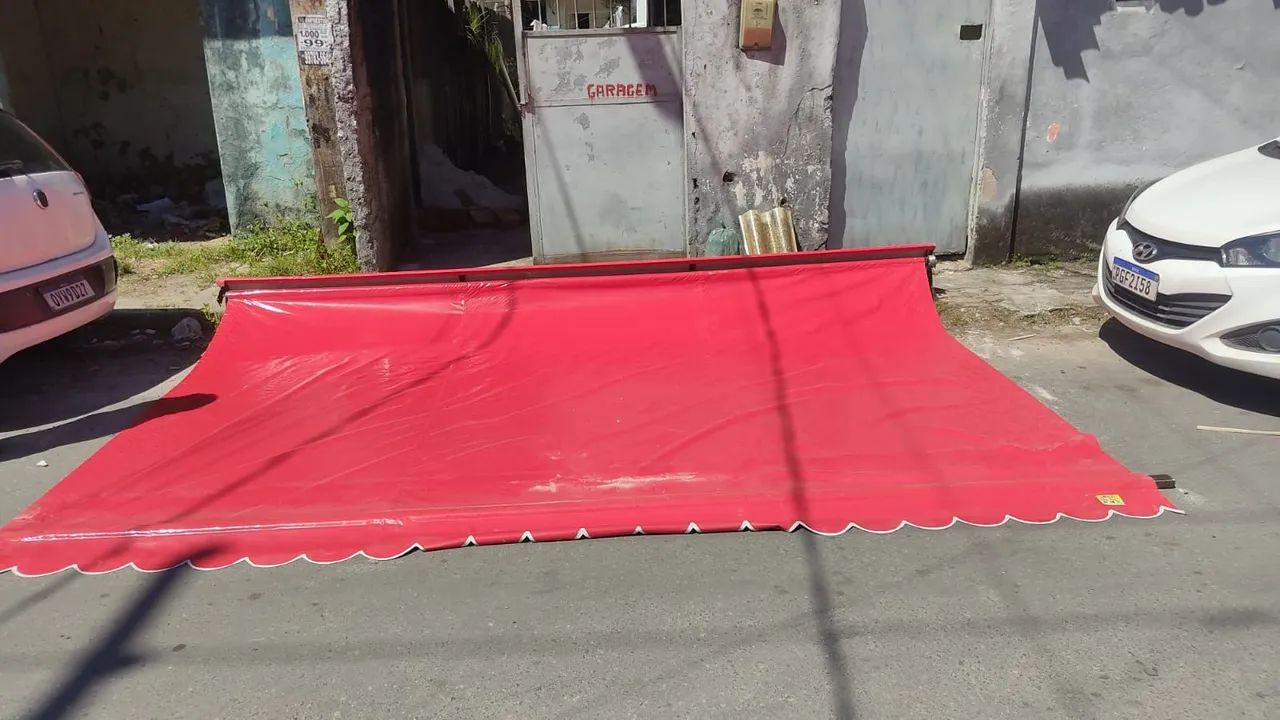 Uma tenda de parede