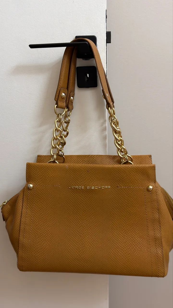 Bolsa Jorge Bischoff Caramelo  - Foto 2