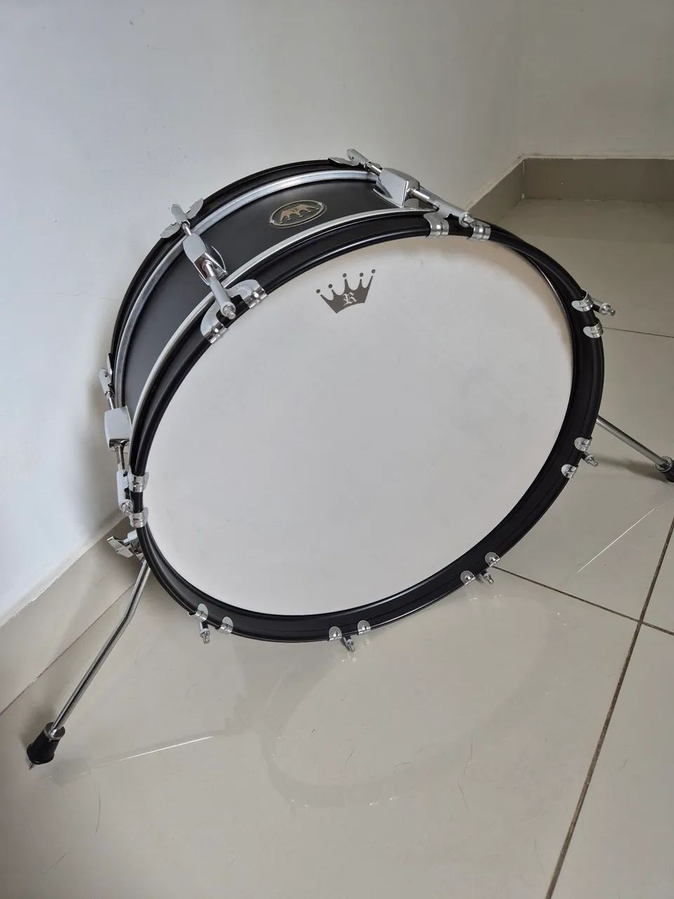 Pad Bumbo bateria 18 Polegadas Royalty Drums Bateria Eletrônica - Foto 2