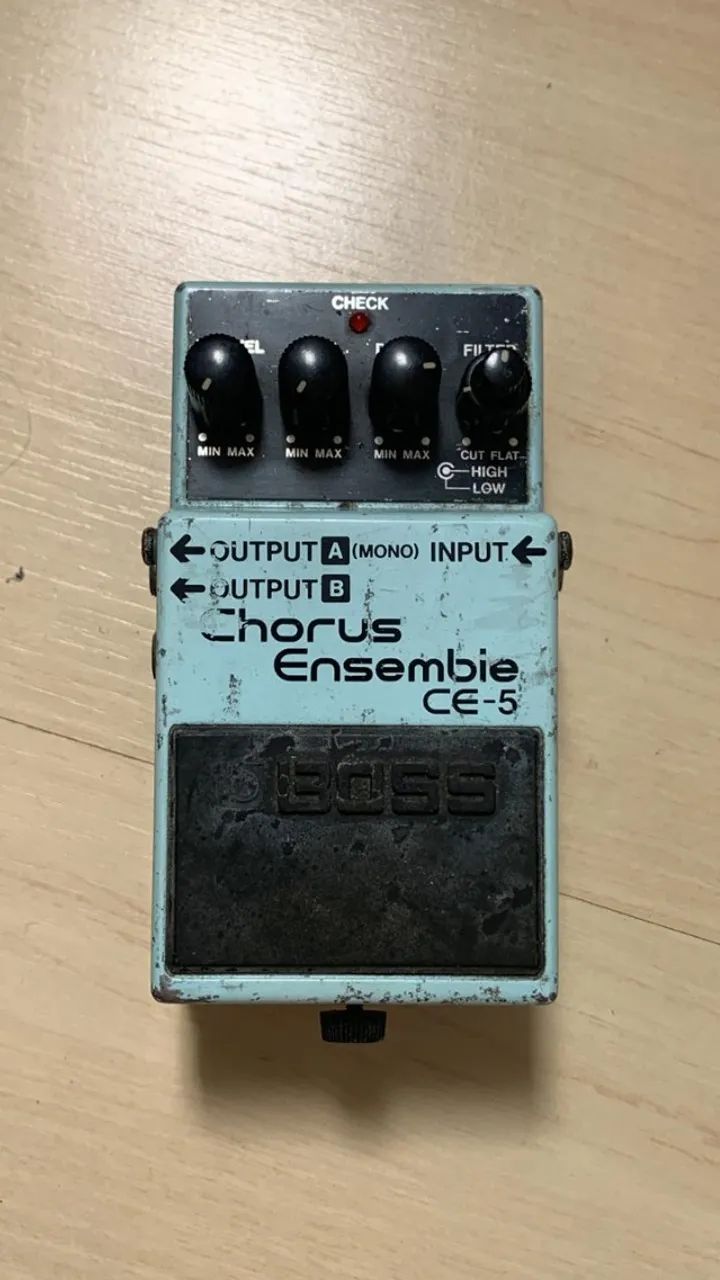 Pedal Boss CE 5 Chorus Ensemble - Pink Label Raríssimo dos anos 90