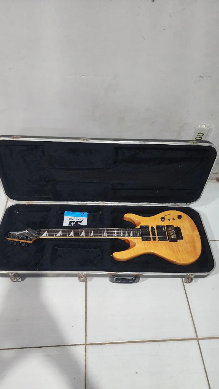 Guitarra Samick KR-570 Coreana 1990's EXCELENTE ACOMPANHA CASE