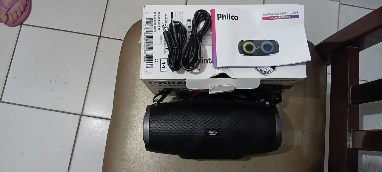 Caixa de som portátil skeaper marca philips - Foto 2