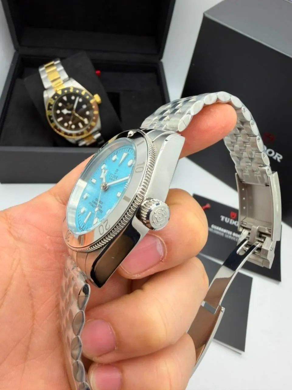 Tudor Black Bay Azul Tiffany Automático - Foto 3