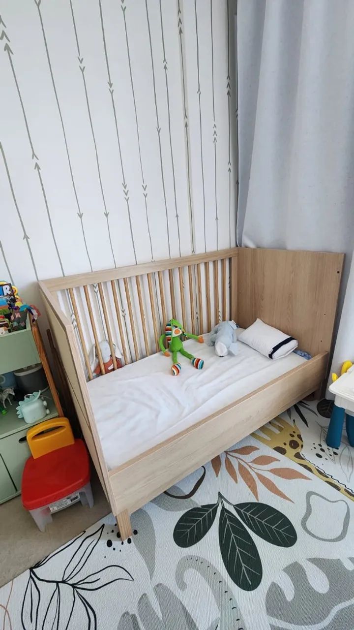 BERÇO E COMODA QUARTO INFANTIL - Foto 4