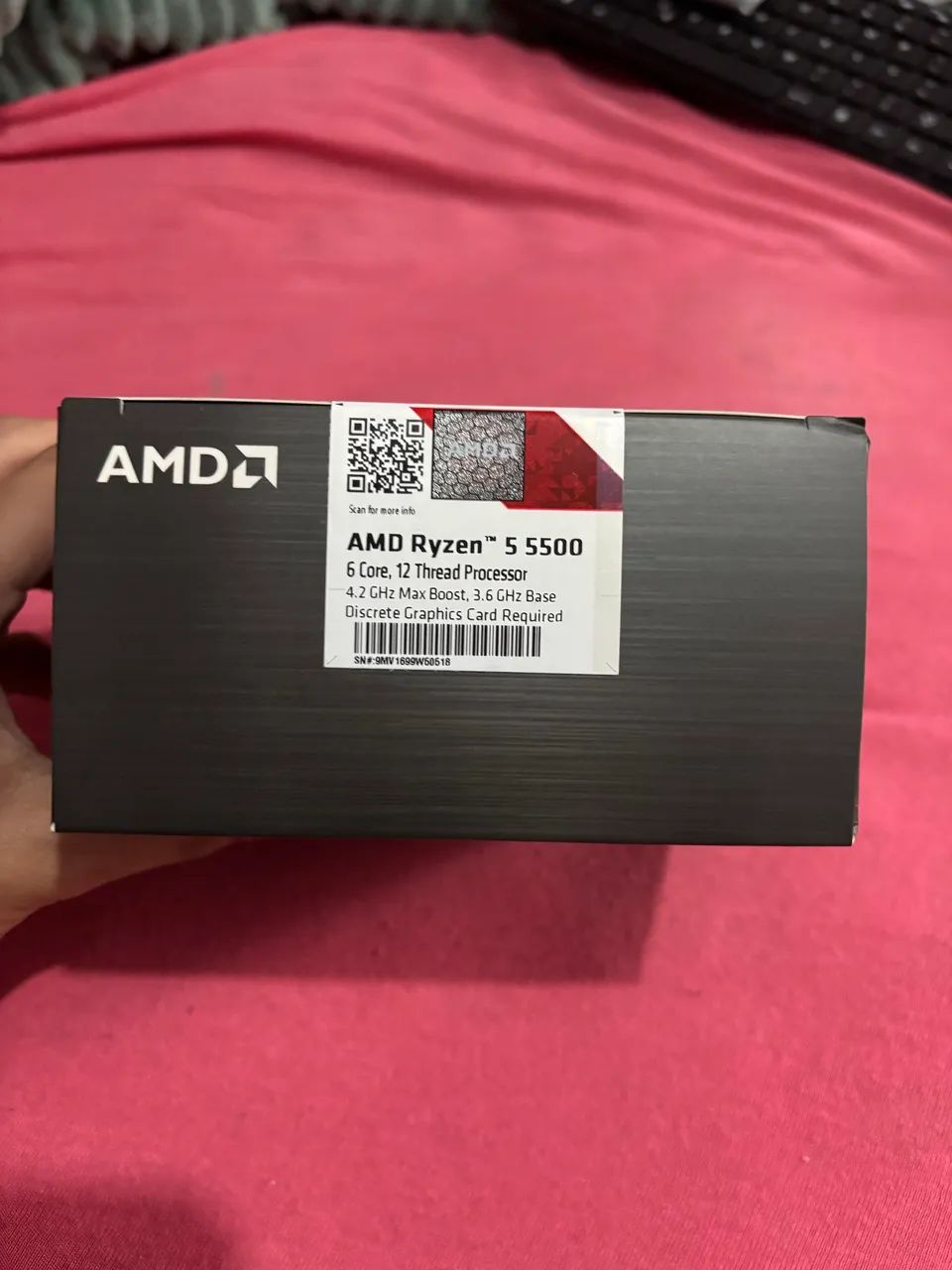 Processador AMD Ryzen 5 5500 (lacrado) - Foto 2