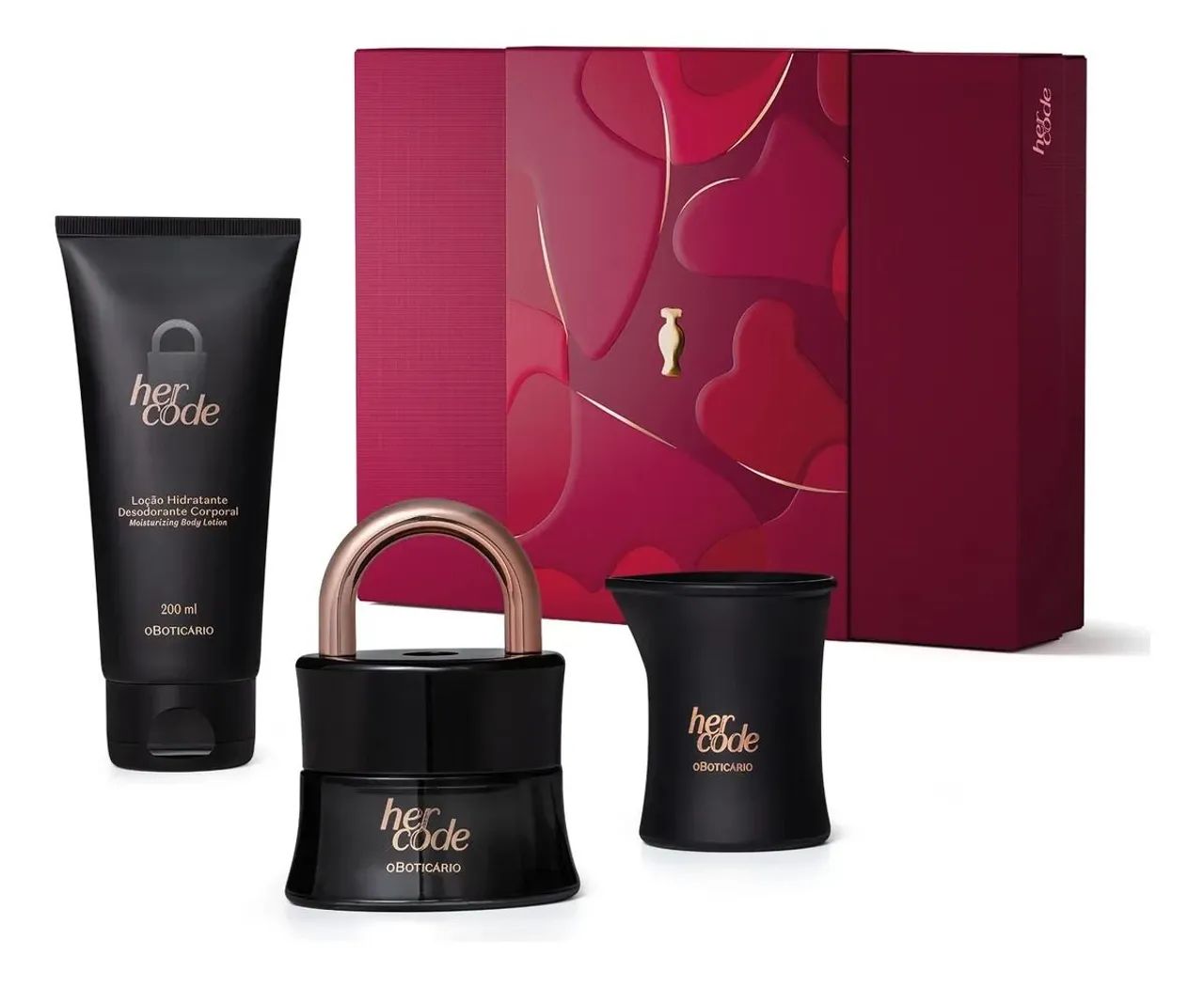 Kit presente Her code ( 3 itens ) - Foto 2