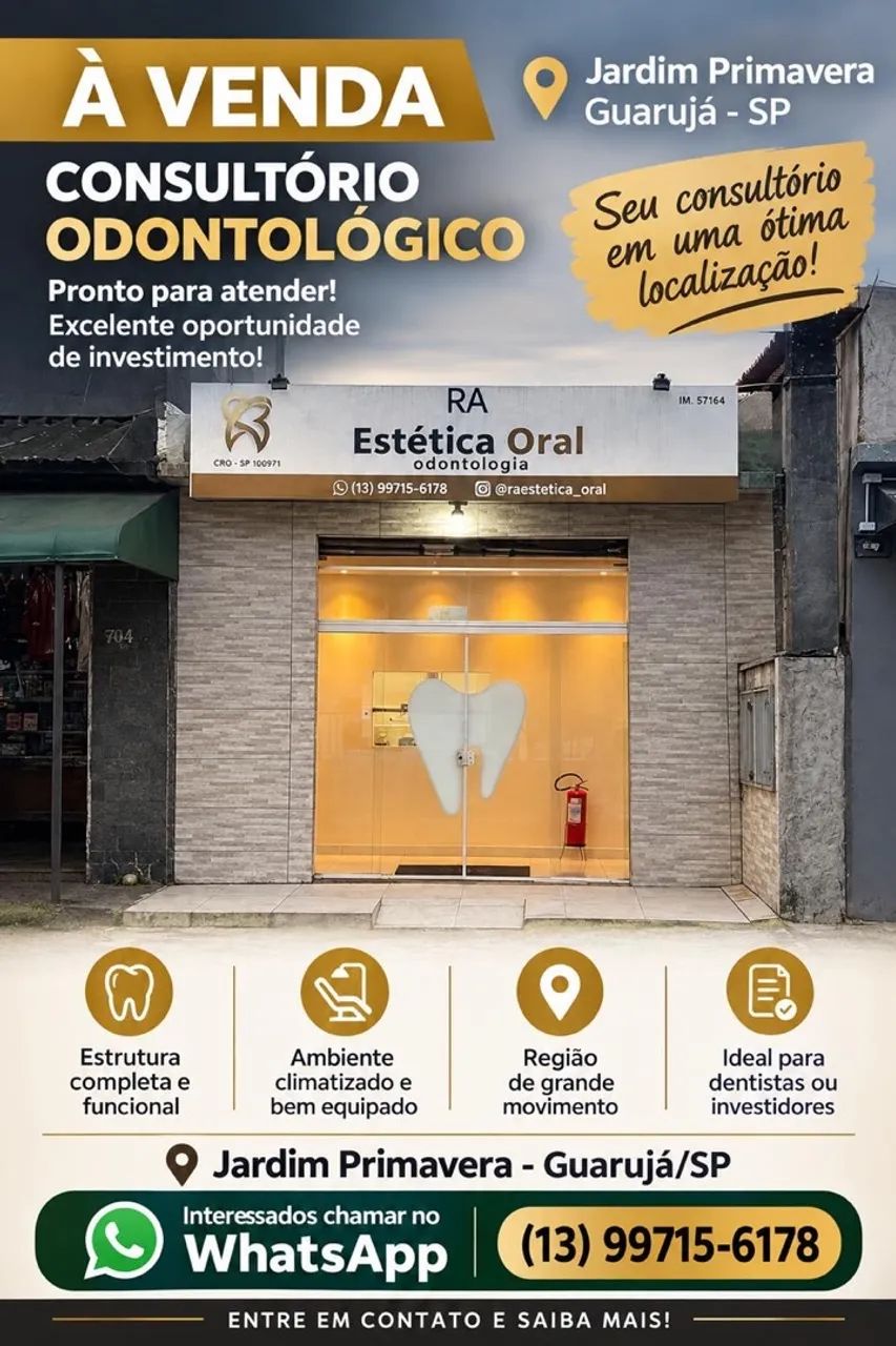 Vendo consultório odontológico 