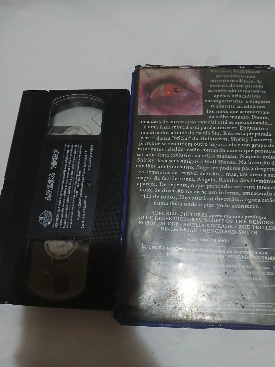 Vhs noite dos demonios 2 terror raro - Foto 3