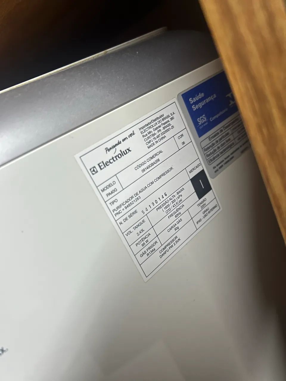 Purificador de água com compressor Eletrolux 220 - Foto 3