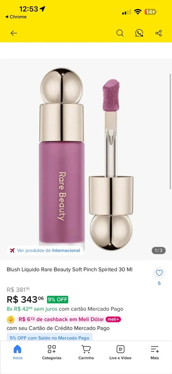 Kit Rare Beauty Blushes: Grateful e Spirited - Foto 2