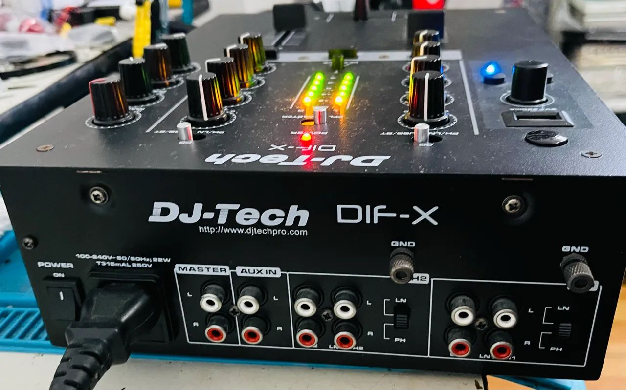 Mixer Dj-Tech com Bluetooth e USB - Foto 3
