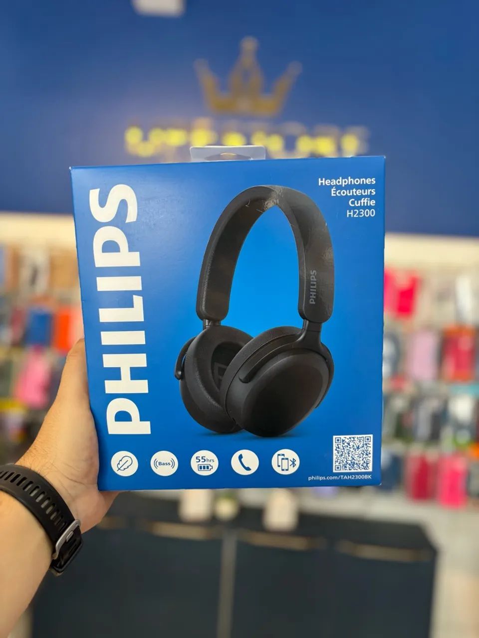 Fone Bluetooth original Phillips lacrado 