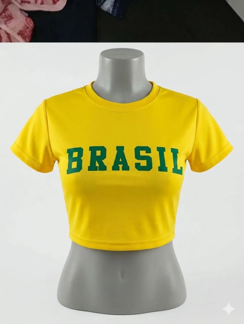 Cropped Brasil Amarelo - Brazilcore