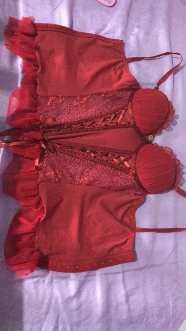 Lingerie Corselet de Renda  - Foto 3