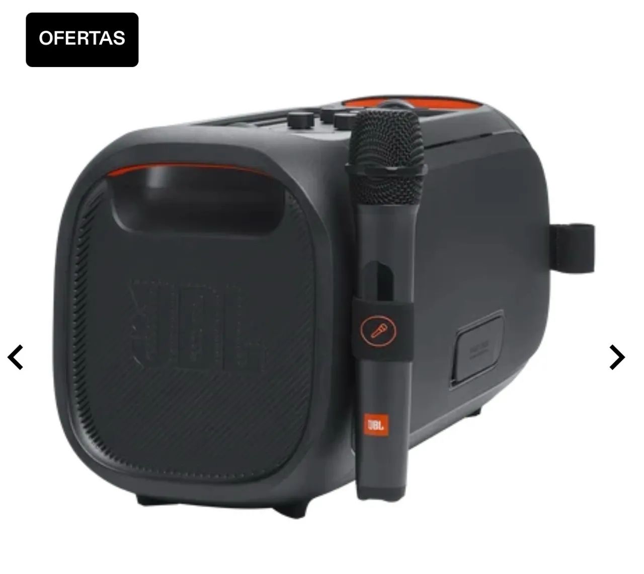 caixa jbl com microfone  - Foto 4