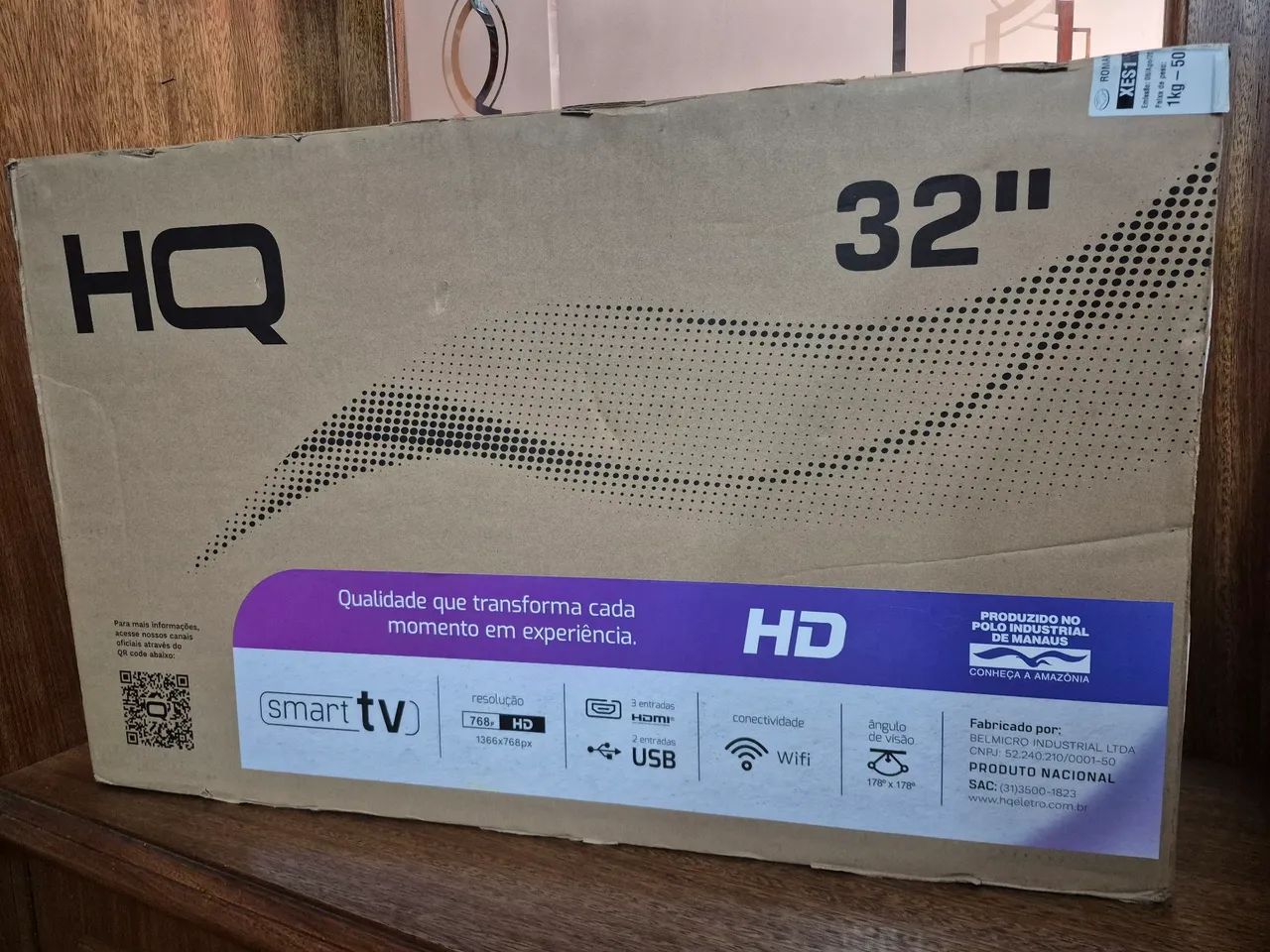Smart TV 32 Polegadas Full HD - Nova na Caixa