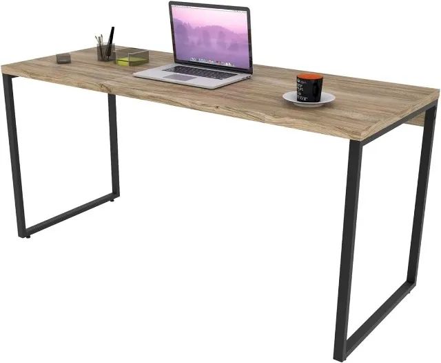 Mesa Escrivaninha Industrial Para Computador 150cm - Foto 4