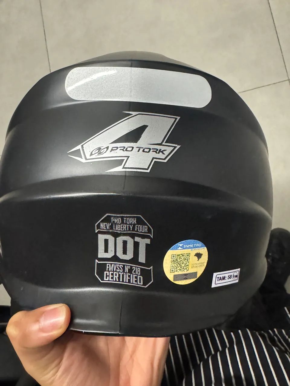 CAPACETE PROTORK TAM 58 - Foto 5
