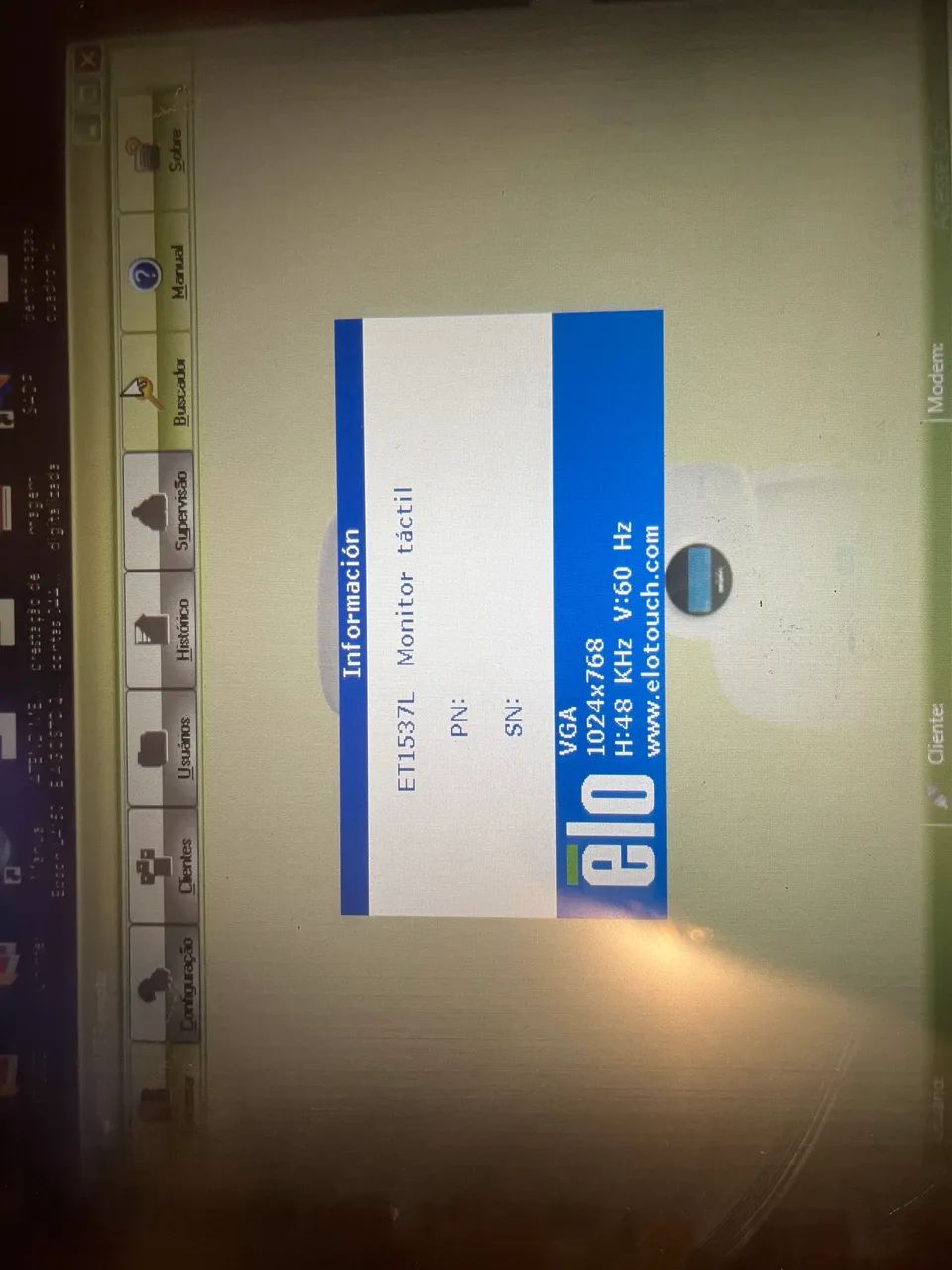 MONITOR TOUCH ET1537L ELO  - Foto 4