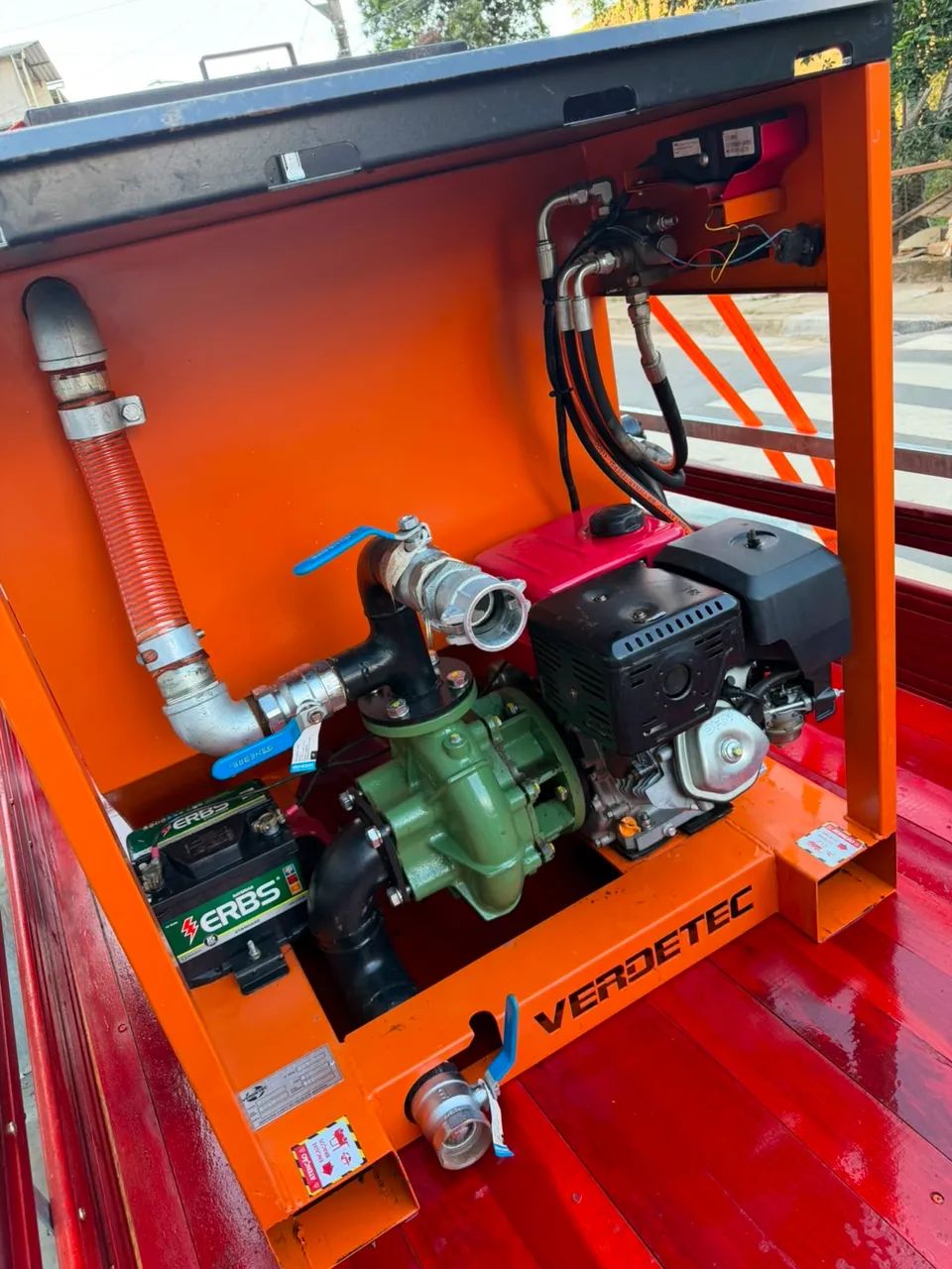 Hidrossemeadora Verdetec VTEC-500 500L + Carretinha Reboque 0 km | Apenas 6 Horas de Uso - Foto 5
