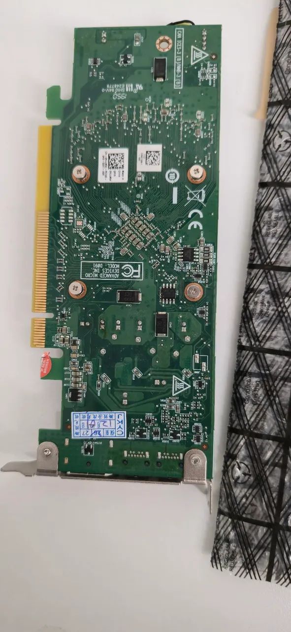 PLACA DE VÍDEO (NOVA) RADEON RX 550 SFF DUAL  DISPLAY PORT  4GB - Foto 2