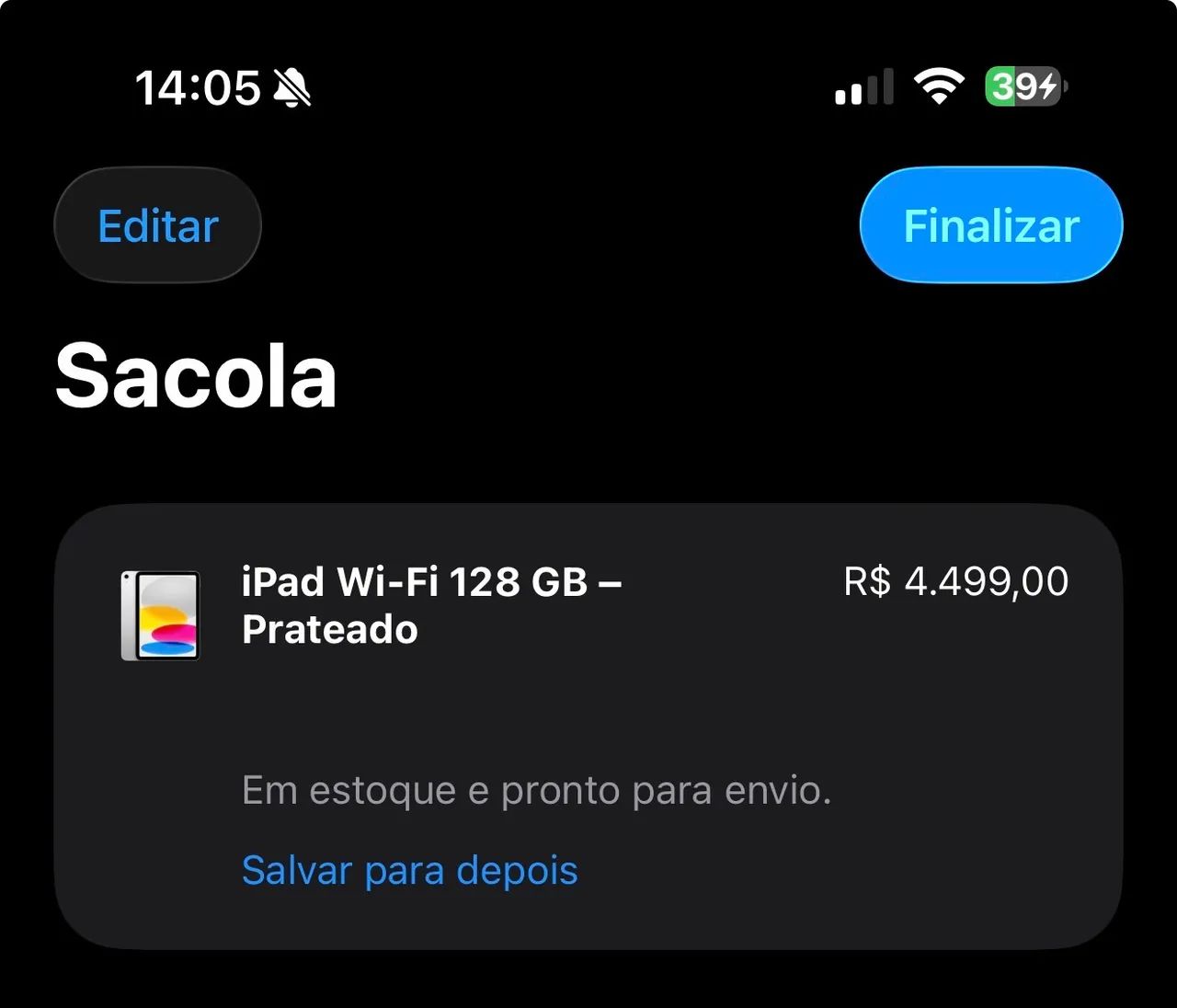 iPad A16 128GB NOVO - COM GARANTIA  - Foto 5