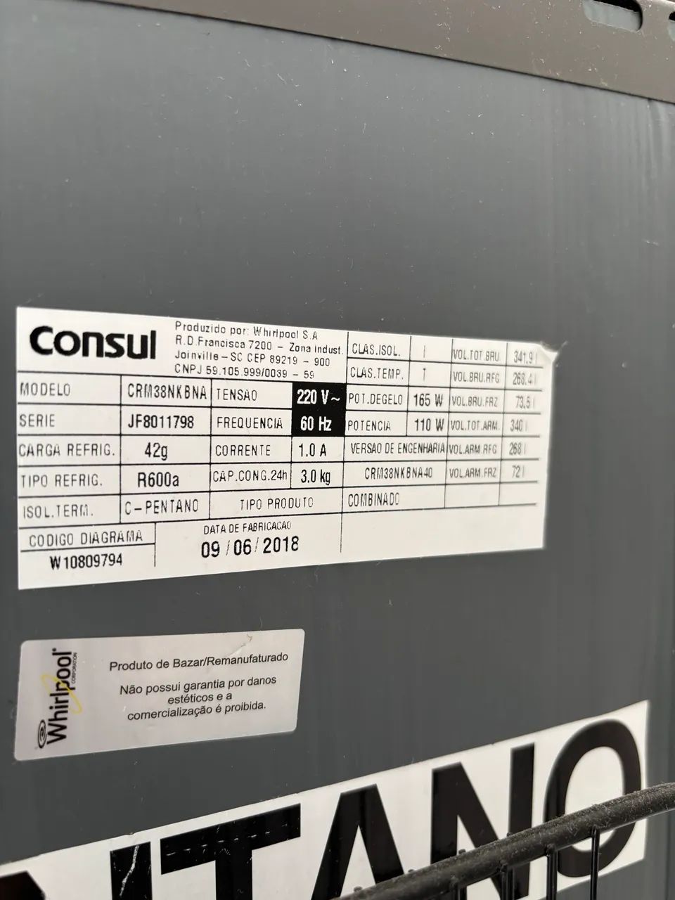 VENDO/NAO ENTREGO - Geladeiras e Freezers - João Costa, Joinville
