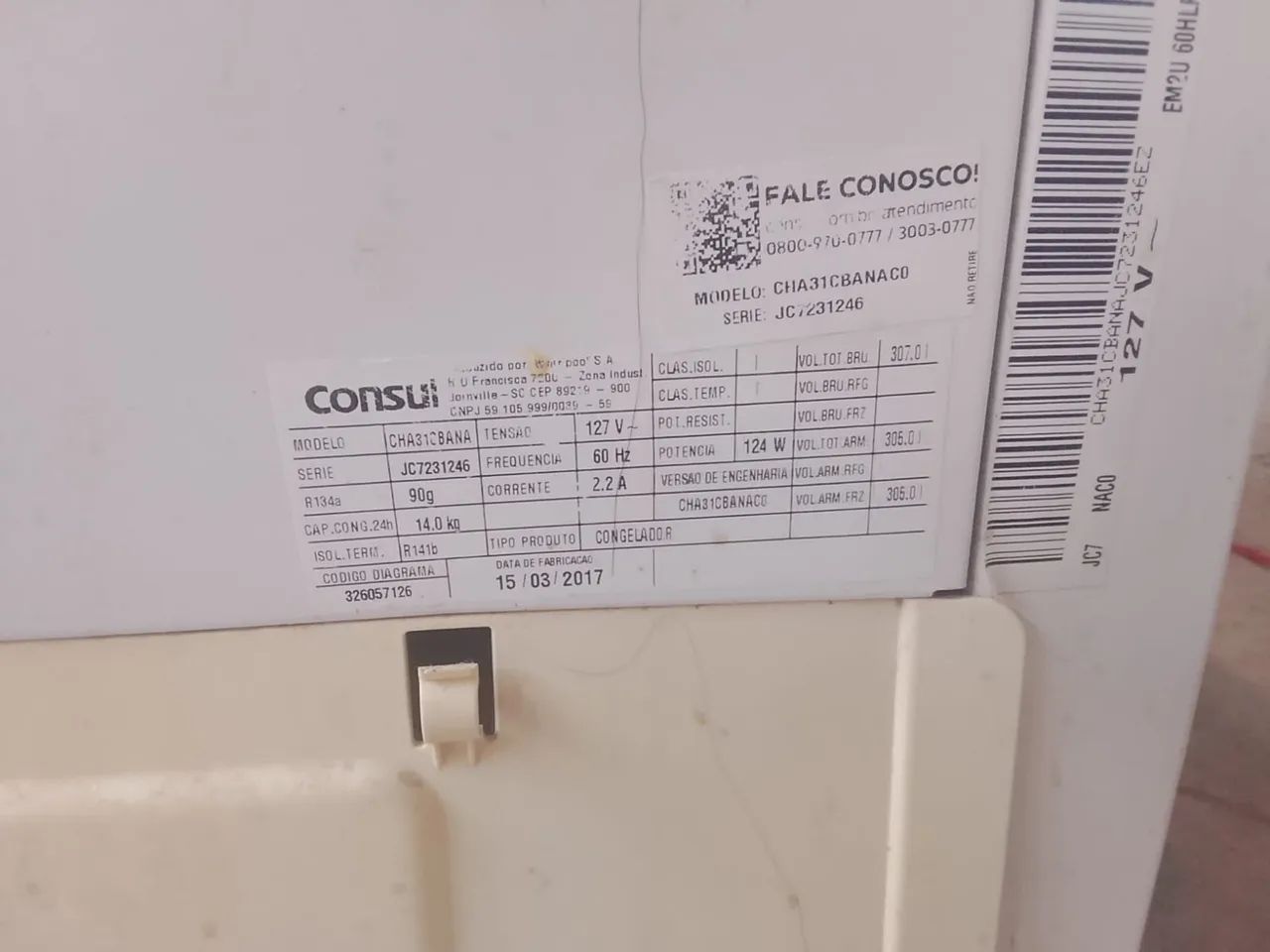 Freezer Cônsul 110v - Foto 2