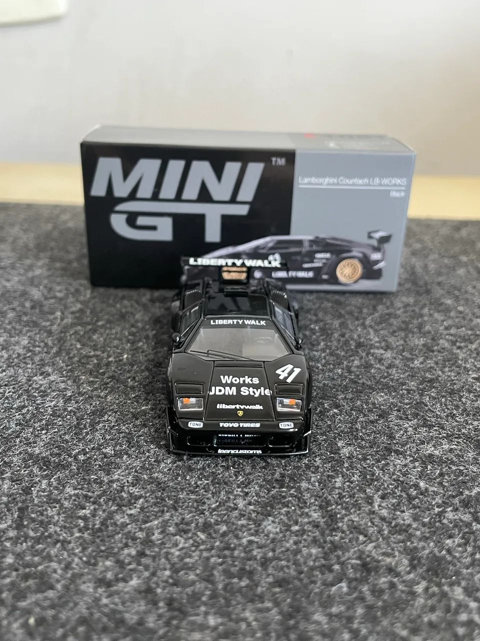 Mini Gt Lamborghini Coutach Lb-works black 1081 lbwk - Hobbies e