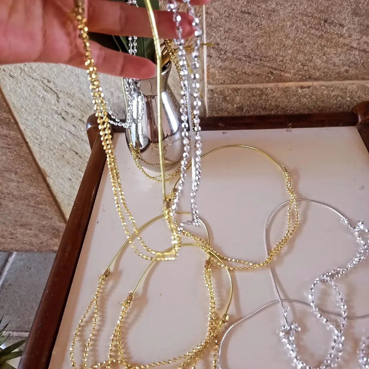 Faixa elastico com brilho - Foto 2