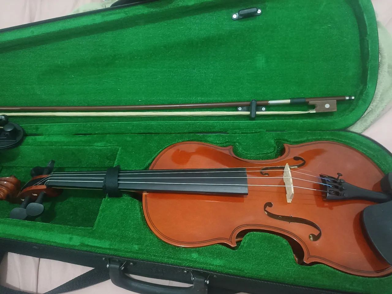 Violin Giannini 4/4 + Shoulder Rest, Tuner, and Rosin64985867680129120