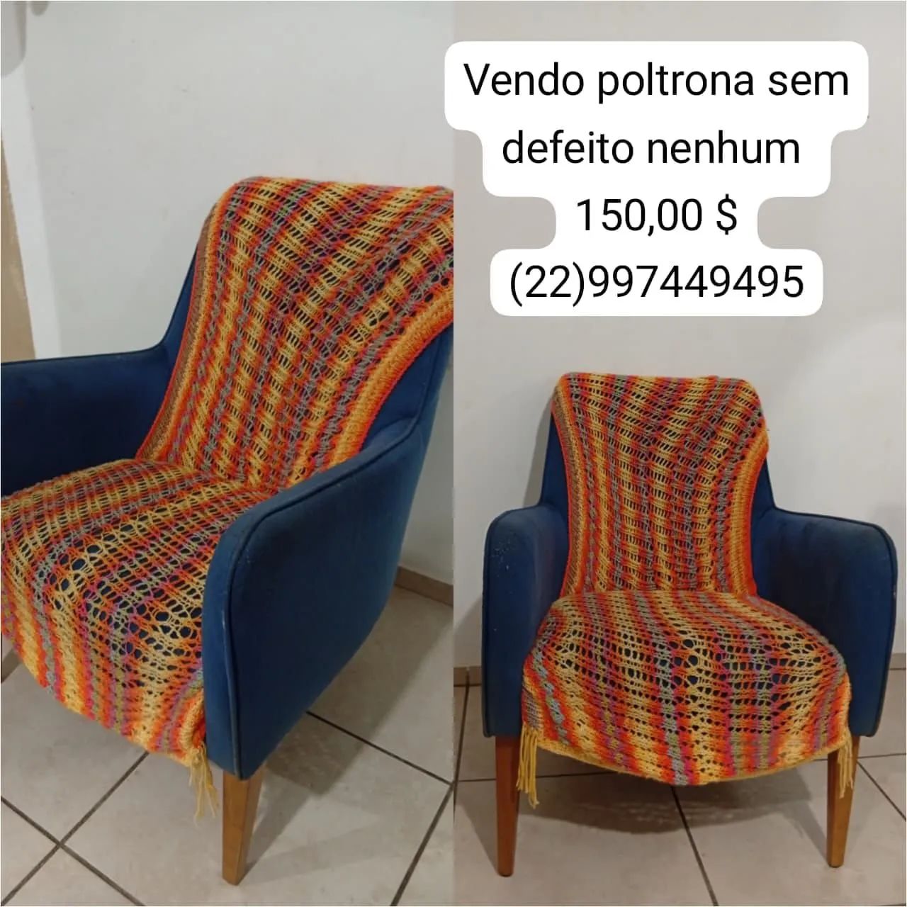 Poltrona azul 