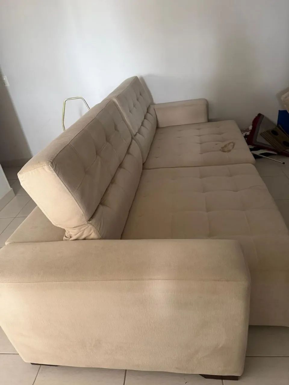 Sofá  Retrátil 3 Mts , vira cama - Foto 2