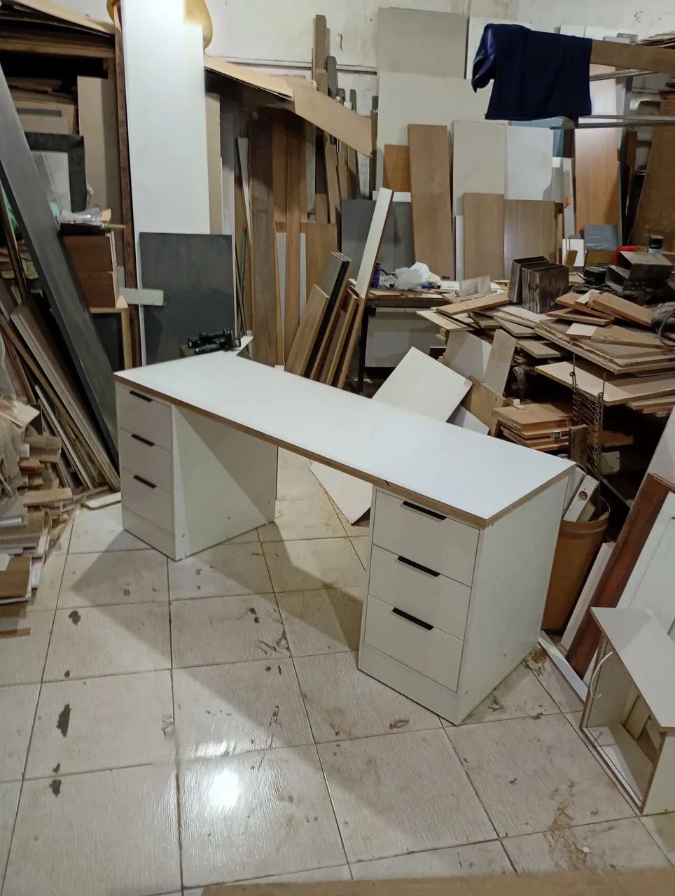 Mesa Gaveteiro 100%  MDF - Foto 4