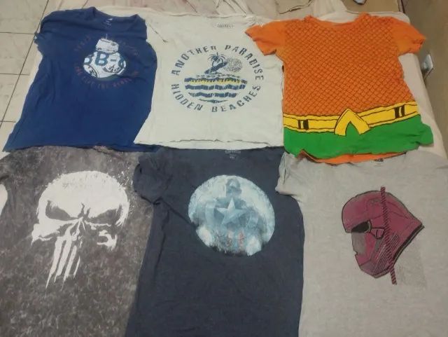 Camisas Masculinas Diversas (PP a M) - Foto 3